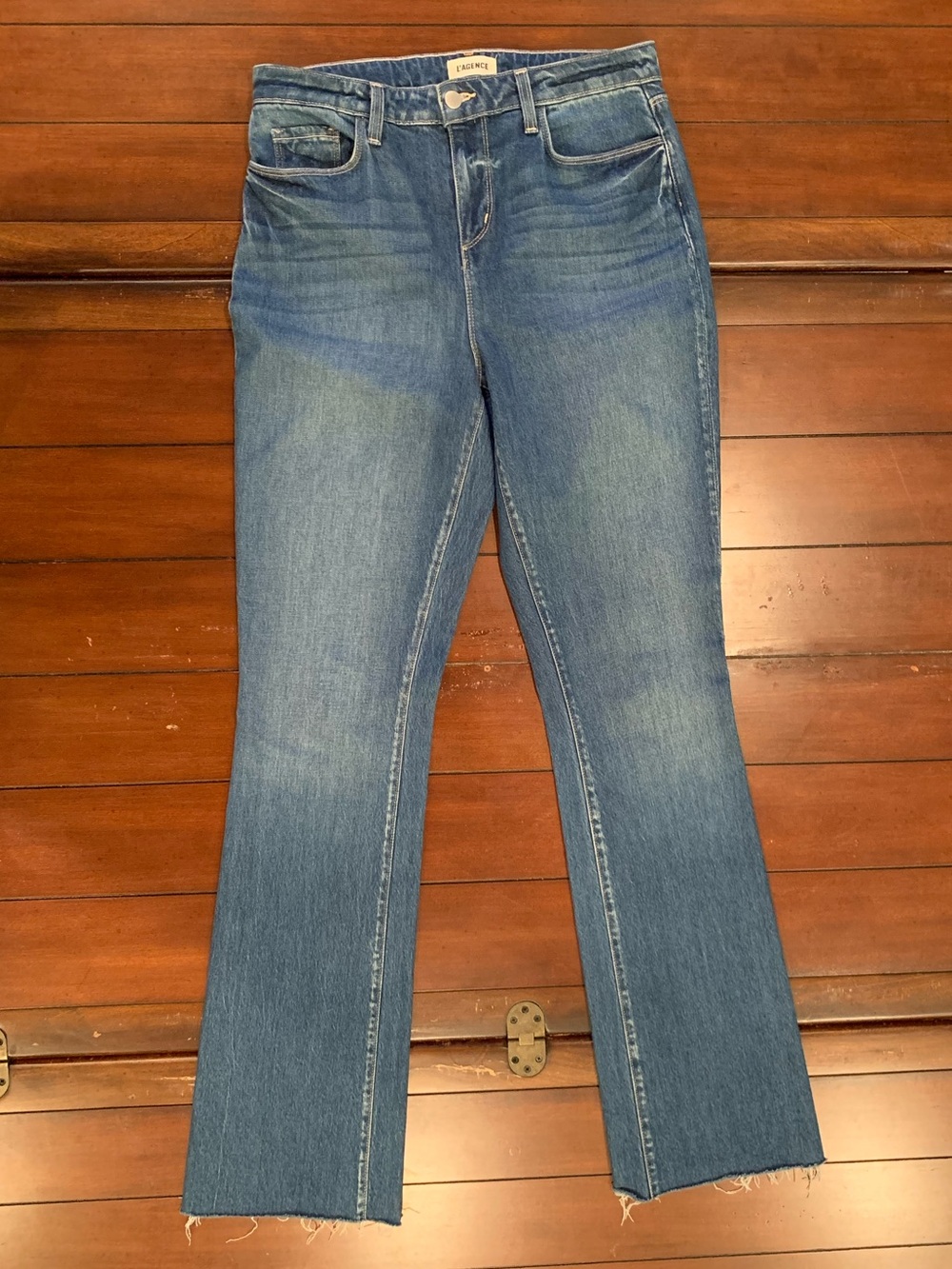 L'AGENCE Blue Wide-Leg Crop Jeans size 30 💙💙💙💙💙💙💙